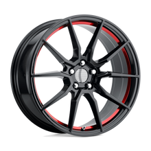 Performance Replicas 193RS-216540 - Pr193 20X10 Gloss Black Red Machined