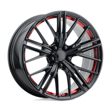 Performance Replicas 194RS-211223 - Pr194 20X10 Gloss Black Red Machined