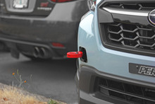 Perrin PSP-BDY-237RD - 22-25 Subaru WRX / 18-23 Crosstrek / 20-25 OBXT / 17-23 Impreza Tow Hook Kit (Front) - Red