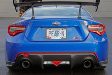 Perrin PSP-BDY-255RD - 13-25 Subaru BRZ / 13-20 Scion FRS & Toyota 86 / 22-25 GR86 Tow Hook Kit (Rear) - Red