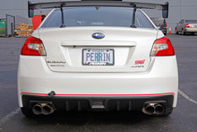 Perrin PSP-BDY-252BK - 15-21 Subaru WRX/STI Tow Hook Kit (Rear) - Black