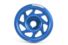 Perrin PSP-ENG-102BL - 93-14 Subaru Impreza (Incl. 02-14 WRX) / 04-21 STI (w/o AC) Lightened Crank Pulley - Blue