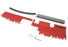 Perrin PSP-ENG-512-4RD - 15-21 Subaru WRX/STI Radiator Shroud (With OEM Intake Scoop) - Red