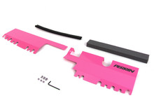 Perrin PSP-ENG-512-4HP - 15-21 Subaru WRX/STI Radiator Shroud (With OEM Intake Scoop) - Hyper Pink