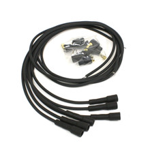 Pertronix 706180 - Flame-Thrower Spark Plug Wires 6 cyl British Universal 180 Degree Black