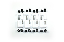 Pertronix 8501HT-8 - White Ceramic Spark Plug Boot 90 Degree Set of 8