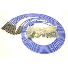 Pertronix 808380 - Flame-Thrower Spark Plug Wires 8 cyl 8mm Universal 180 Degree Blue