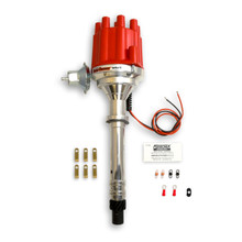 Pertronix D100701 - Dist Billet Chevy SB/BB red cap