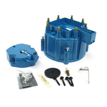 Pertronix D4002 - Flame-Thrower HEI Distributor Cap and Rotor Kit Blue