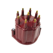 Pertronix D650711 - REPLACEMENT CAP FOR 8-CYLINDER FLAME-THROWER BILLET DISTRIBUTORS. RED MALE STYLE CAP