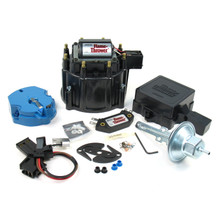 Pertronix D8010 - FLAME THROWER TUNE-UP KIT FOR BUICK, PONTIAC, OLDSMOBILE, AND CORVETTE HEI DISTRIBUTORS WITH RED/YELLOW COIL WIRE. STREET / STRIP MODULE, BLACK CAP