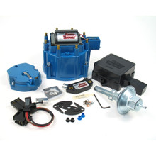 Pertronix D8012 - FLAME THROWER TUNE-UP KIT FOR BUICK, PONTIAC, OLDSMOBILE, AND CORVETTE HEI DISTRIBUTORS WITH RED/YELLOW COIL WIRE. STREET / STRIP MODULE, BLUE CAP