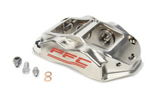 Pfc Brakes 94.323.290.365.11 - Brake Caliper - ZR94 - Driver Side - Trailing - 4 Piston - Aluminum - Nickel Plated - 12.716 in OD - 1.250 in Thick Rotor - 7.00 in Radial Mount - Each