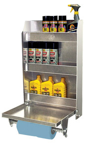 Pit-Pal Products 323 - Trailer Cabinet - 19.5 x 30 x 5.5 in - Aluminum - Natural - Each