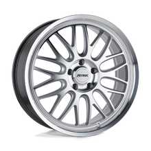 Petrol 2085P4C405115S76 - P4c 20X8.5 Silver W/ Machined Face & Lip