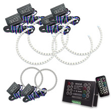 ORACLE Lighting 2627-333 - Jeep Grand Cherokee 11-13 Triple Halo Kit - ColorSHIFT w/ 2.0 Controller
