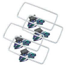 ORACLE Lighting 2629-334 - GMC Sierra 07-13 Halo Kit (New Square Ring Design) - ColorSHIFT w/o Controller