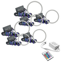ORACLE Lighting 2683T-504 - Chevy Corvette C6 05-13 Halo Kit - Triple - ColorSHIFT w/ Simple Controller