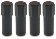 Proform 141-759 - Engine Valve Cover Mini Nuts Steel Black Bowtie Logo Studs Included Red Bowtie Chevrolet Performance Parts