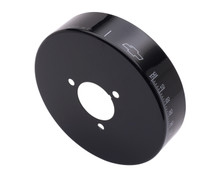 Proform 141-727 - Engine Harmonic Balancer Cover For SB Chevy using 6-3/4 Inch Damper Black Chevrolet Performance Parts