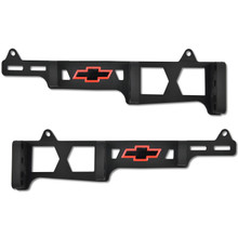 Proform 141-709 - Big Block Linear Wire Looms Black Crinkle with Bowtie For 1965-1991 Chevy Big Block 396-454 V8 Engines