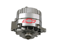 Proform 141-660 - Alternator 120 AMP GM 1 Wire Style GM Bowtie Logo Chrome Finish Chevrolet Performance Parts