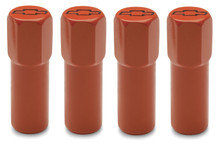 Proform 141-601 - Engine Valve Cover Mini Nuts Steel Orange Bowtie Logo Studs Included Black Bowtie Chevrolet Performance Parts