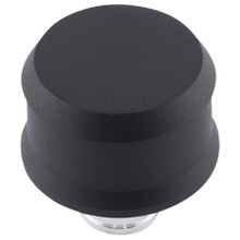 Proform 141-862 - Slant-Edge Aluminum Push-In Air Breather Cap Black Crinkle Finish No Emblem