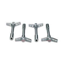 Proform 141-902 - Engine Valve Cover Wing Nuts Steel Chrome Red Bowtie Logo 1/4-20 Thread 4pc Red Bowtie Chevrolet Performance Parts