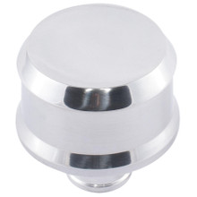 Proform 141-850 - Slant-Edge Aluminum Push-In Chevrolet Air Breather Cap Polished Finish No Emblem