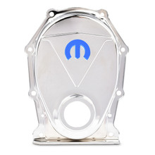 Proform 440-216 - MOPAR Omega M Emblem Timing Chain Cover Chrome Finish