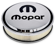 Proform 440-833 - Air Cleaner Kit 14 Inch Diameter Aluminum Polished Recessed Black MOPAR Emblem