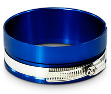 Proform 66766 - Adjustable Piston Ring Compressor Tool Unit has a 4.000-4.090 Inch Bore Range Blue Anodized Aluminum