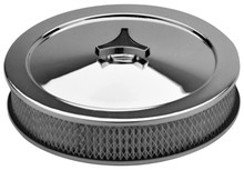 Proform 66802 - Engine Air Cleaner Kit 10 Inch Diameter Deluxe Model Chrome No Logo With Element
