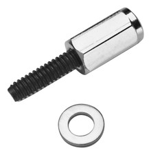 Proform 66650 - Engine Valve Cover Mini Nuts Aluminum Chrome Studs/Washers Included 4 Pack
