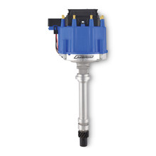 Proform 66941BM - HEI Distributor Racing Type w/o Vac-Adv Blue Cap Polished Chevy V8 Engines