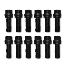Proform 66753 - Wedge-Locking Header Bolts Hex Head 3/8 Diameter X 1 Inch Black Oxide 12 Pcs