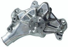 Proform 67264 - Engine Water Pump Mechanical Long Style High Flow Model Polished SB Chevy