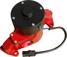 Proform 68220R - Electric Engine Water Pump Aluminum Red Powder Coat Fits SB Ford Engines