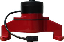 Proform 68230R - Electric Engine Water Pump Aluminum Red Powder Coat Fits BB Chevy Engines