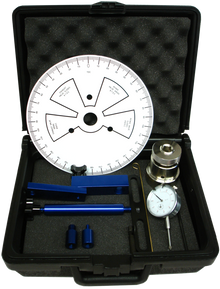 Proform 68786 - Camshaft Degree Wheel Kit Heads Off GM LS 9 Inch Wheel with Dial Indicator Steel and Billet Aluminum Kit