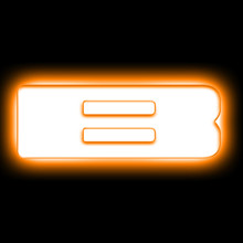ORACLE Lighting 3140-B-005 - Lighting Universal Illuminated LED Letter Badges - Matte Wht Surface Finish - B