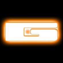 ORACLE Lighting 3140-G-005 - Lighting Universal Illuminated LED Letter Badges - Matte Wht Surface Finish - G