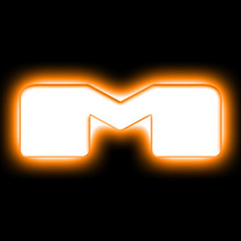 ORACLE Lighting 3140-M-005 - Lighting Universal Illuminated LED Letter Badges - Matte Wht Surface Finish - M
