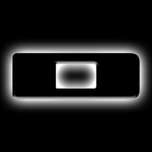 ORACLE Lighting 3141-D-001 - Lighting Universal Illuminated LED Letter Badges - Matte Blk Surface Finish - D