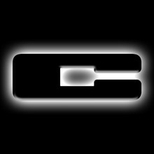 ORACLE Lighting 3141-C-001 - Lighting Universal Illuminated LED Letter Badges - Matte Blk Surface Finish - C
