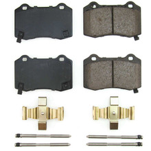 PowerStop 17-1053B - Power Stop 18-21 Jeep Grand Cherokee Rear Z17 Evolution Ceramic Brake Pads w/Hardware