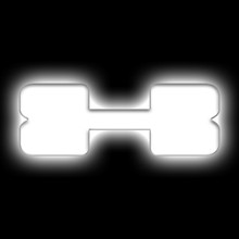 ORACLE Lighting 3140-X-001 - Lighting Universal Illuminated LED Letter Badges - Matte Wht Surface Finish - X