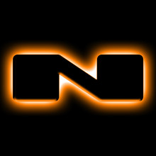 ORACLE Lighting 3141-N-005 - Lighting Universal Illuminated LED Letter Badges - Matte Blk Surface Finish - N