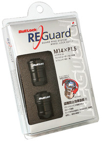 Project Kics WRE600B - 21/22HEX Black Bull Lock Re Guard 14X1.50 - Set of 4